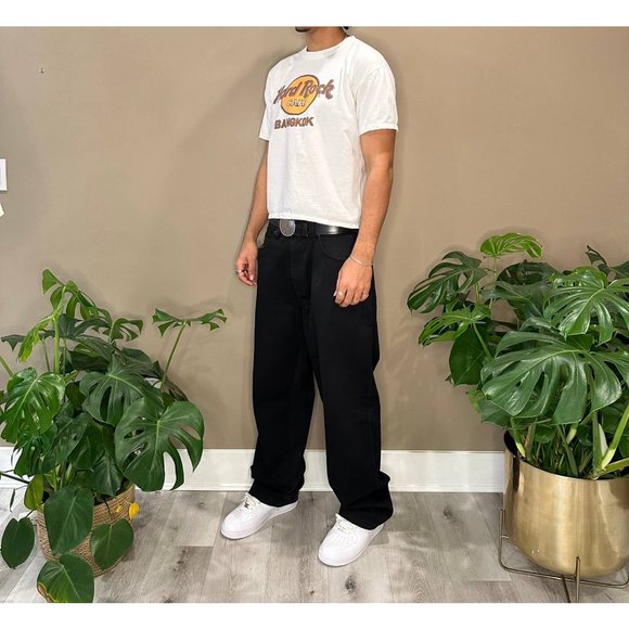 Vintage 90s Hard Rock Cafe Bangkok hang over movie cropped - Picture 2 of 12